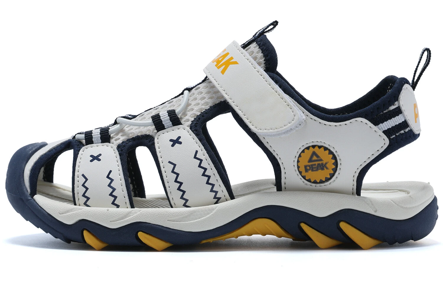PEAK Abrasion Resistant Slip Resistant Children's Sandals Ecru Teenagers