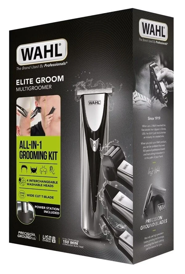 Wahl Elite Groom Akku Multifunktions-Trimmer schwarz