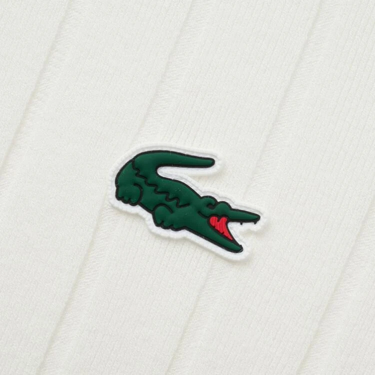 LACOSTE Ribbed knit Polo Shirt