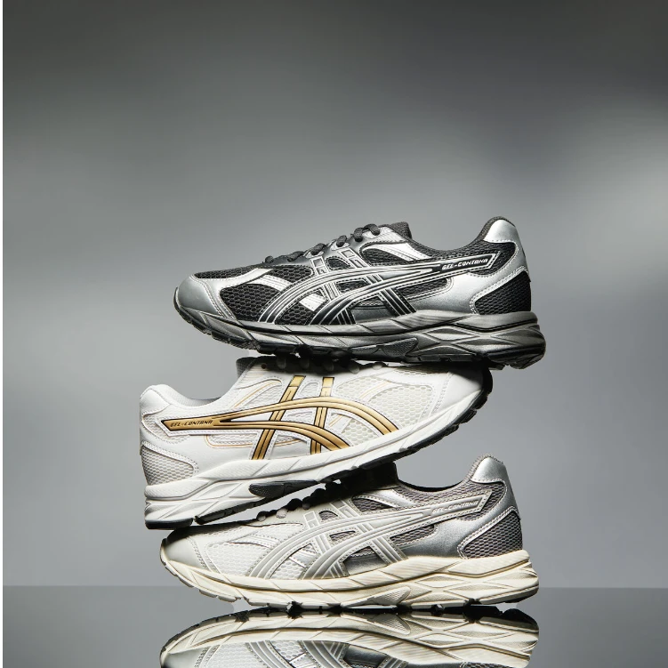 Asics Breathable Support Rebound Low top Kids' Running Shoes White Yellow Teenagers