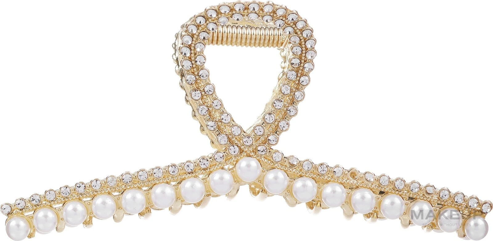 Haarkrebs mit Perlen 26973 golden - Top Choice Hair Claw