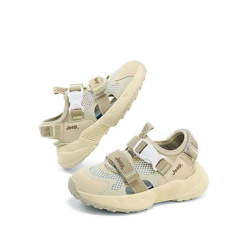Jeep Anti-Slip And Wear-Resistant Breathable Children's Sandals Khaki Kids'