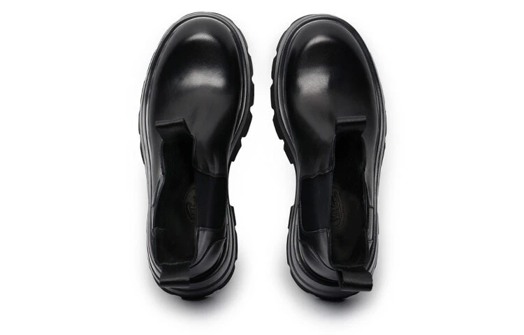 Viplander Short Chelsea Boots 8cm Men's Black