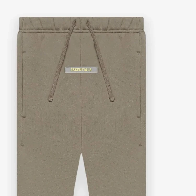 Kids' Fear Of God Essentials Knitted Sweatpants SS21 Essentials SS21 Kids Sweatpant Taupe