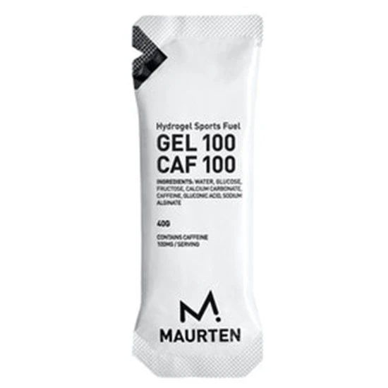 MAURTEN GEL 100 CAF 100 40g Neutral Flavour Energy Gels Box 12 Units