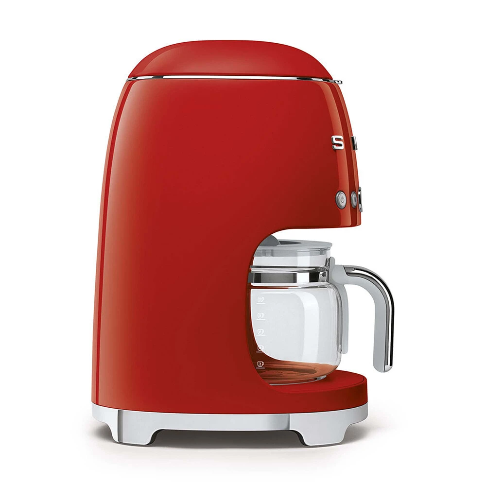 SMEG Drip Coffee Machine Red DCF02RDEU - Drip coffee maker - 1.4 L - Ground coffee - 1050 W - Red