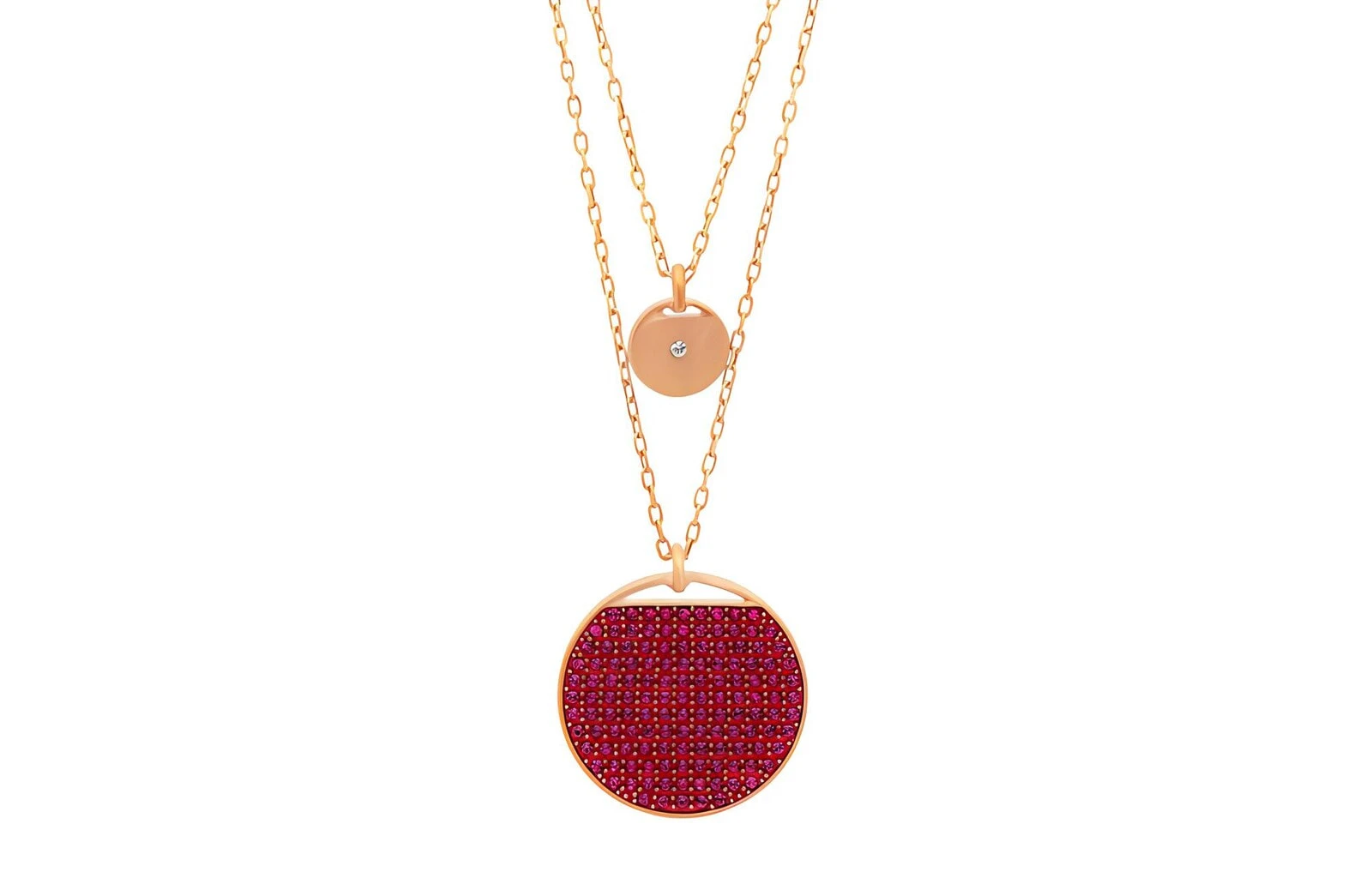 Swarovski Ginger Rose Gold plated Necklaces Women's