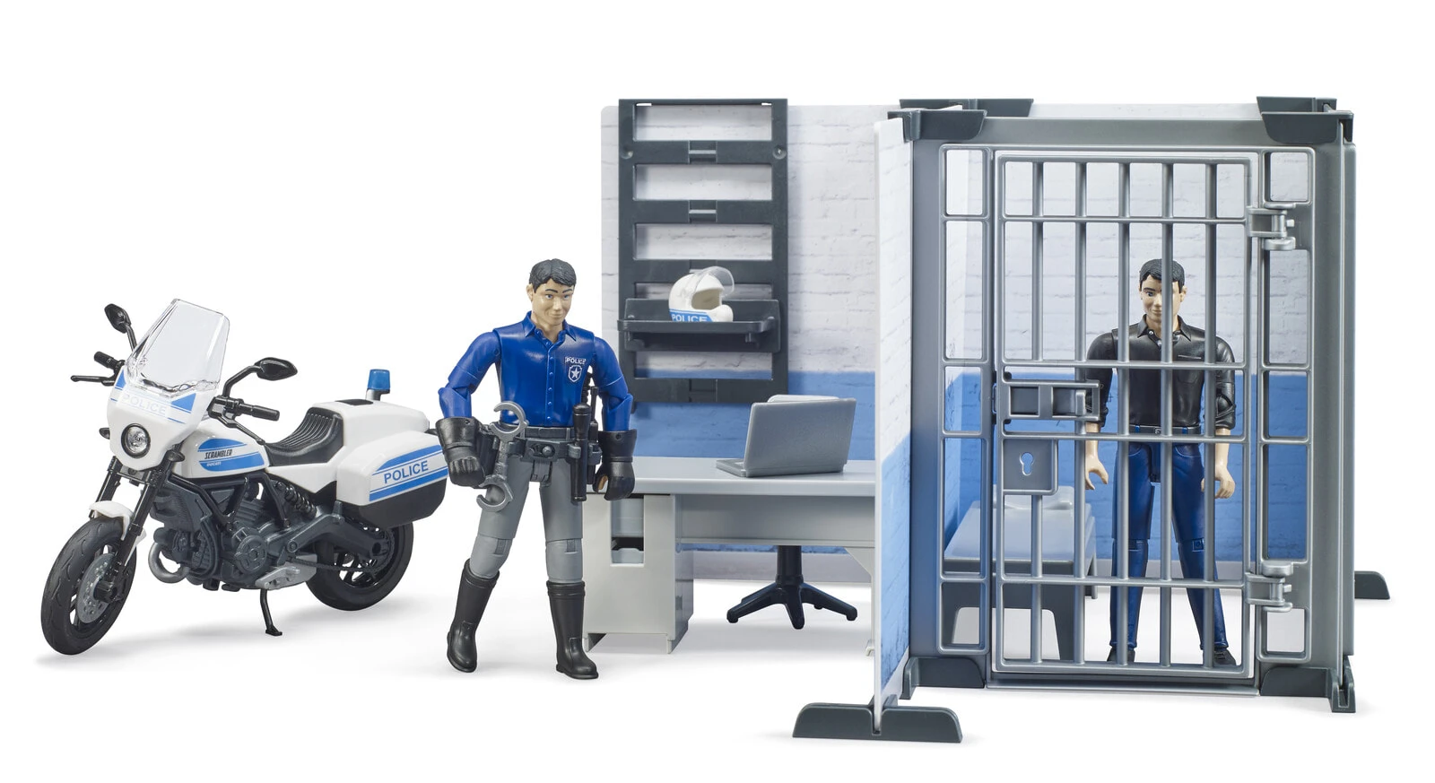 Bruder bworld Polizeistation mit P.| 62732