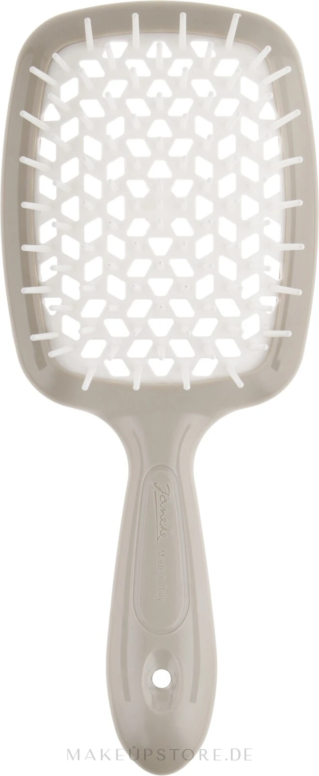 Haarbürste grau mit weiß - Janeke Superbrush