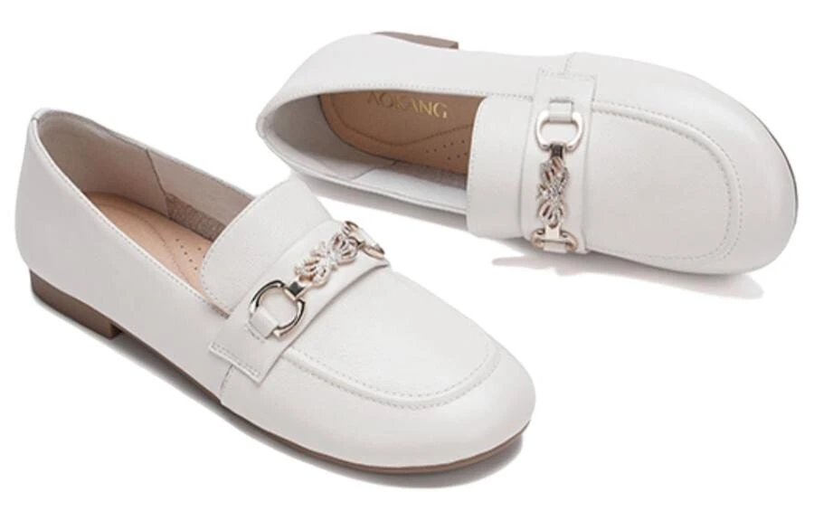 AOKANG Loafers 1.5cm Women's Beige