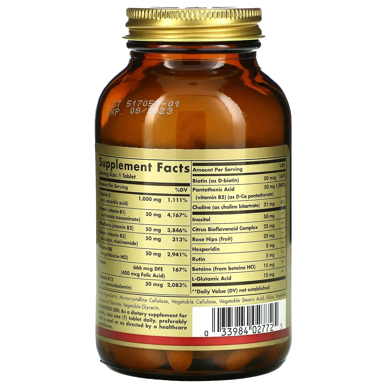 Ultimate B+C Complex, 90 Tablets