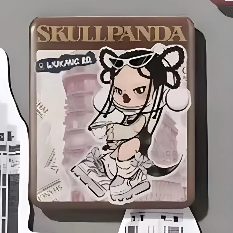 POP MART Shanghai Skullpanda Fridge Magnet Trend Based Products