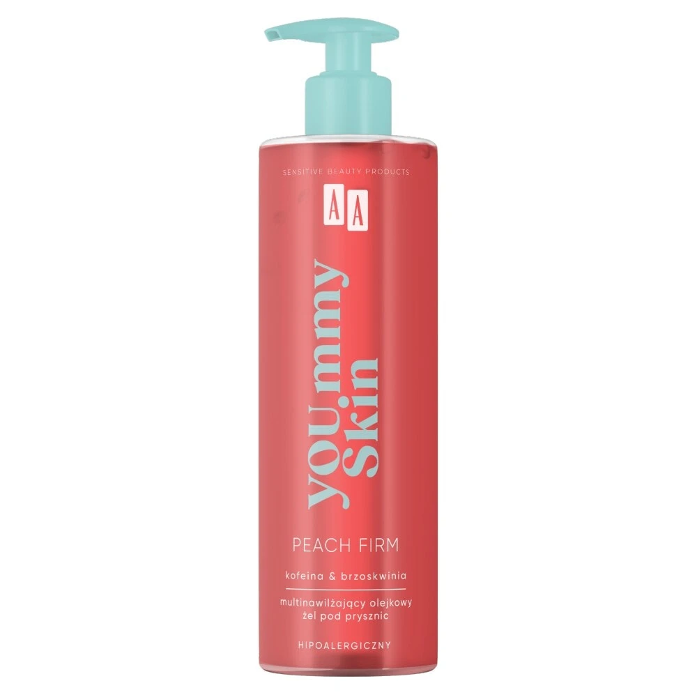 AA_Yoummy Skin Peach Firm multinawilżający olejkowy żel pod prysznic 400ml