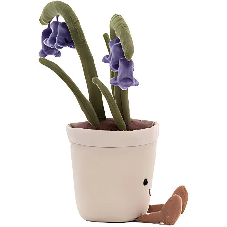 JELLYCAT Fun Plant Collection Bluebell Dolls Plush Doll 26cm Height In Sitting Posture
