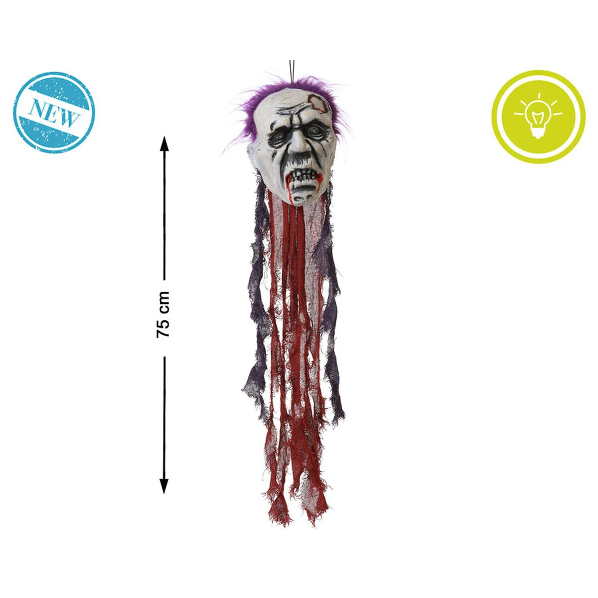 ATOSA Zombie Hängeleuchte 75 cm