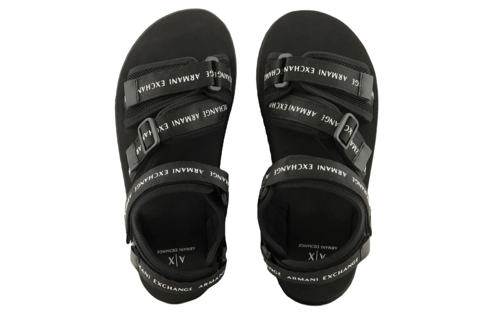 ARMANI EXCHANGE Logo-embossed Open-toe Sandals
