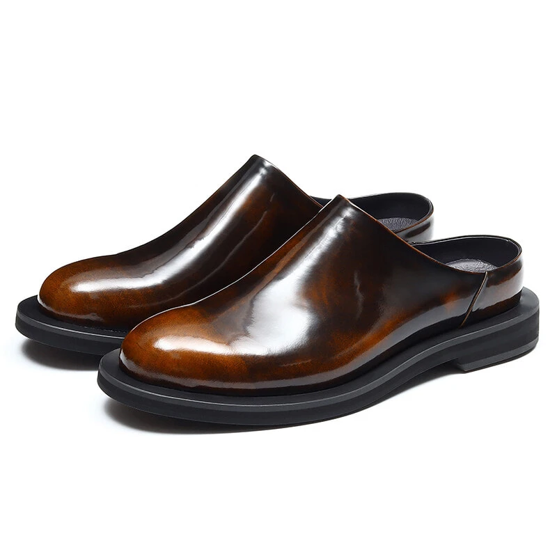 ASTON M.JAZZ Rubber Sole Wrap-toe Slippers Men's