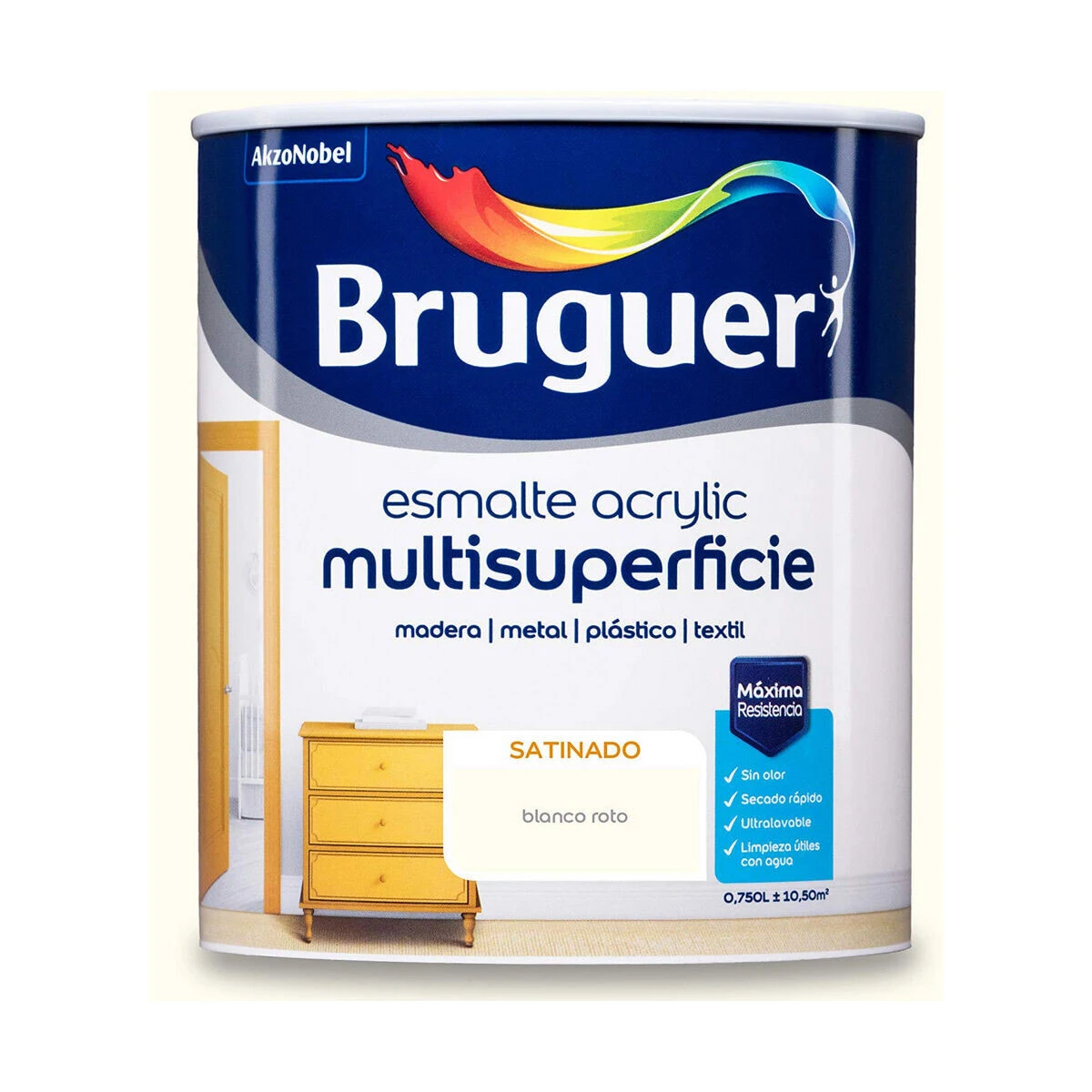 BRUGUER 5298130 750ml Satin-Acryl-Emaille
