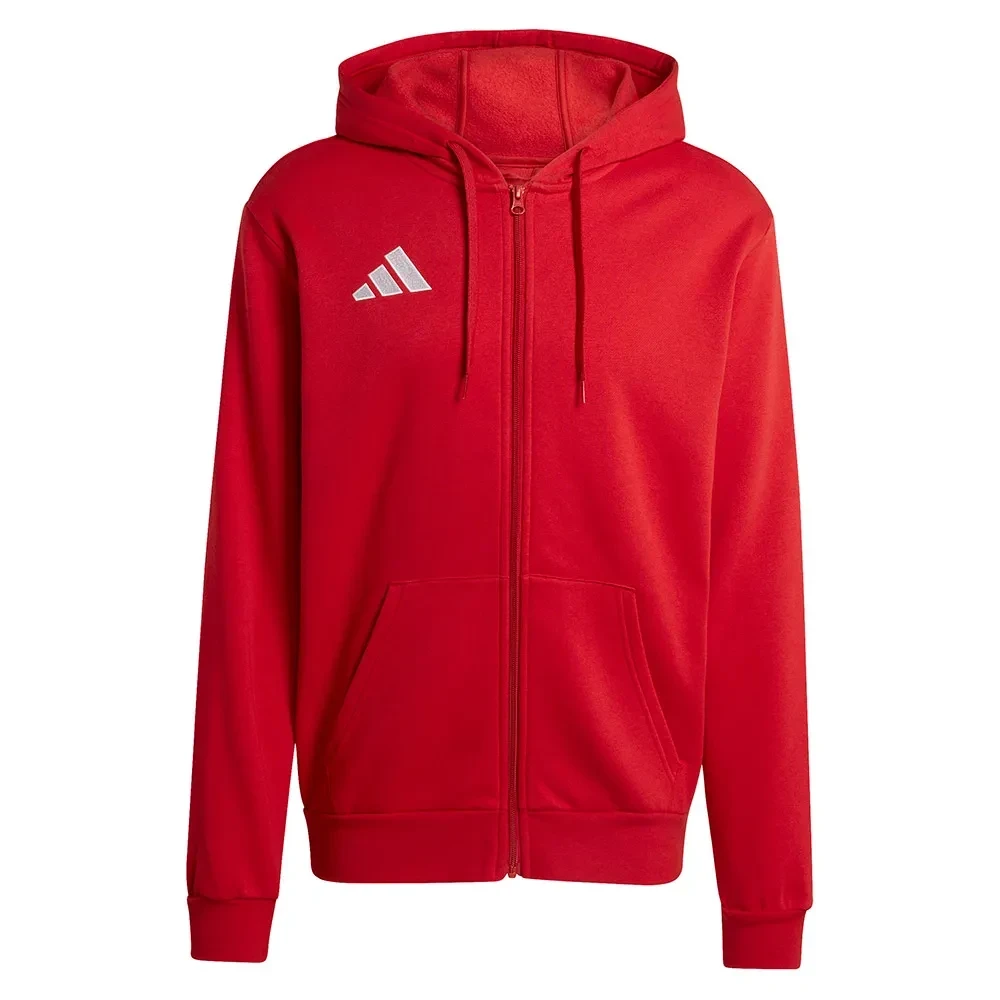 Men's adidas Entrada 26 FZ Hoody red KF5944