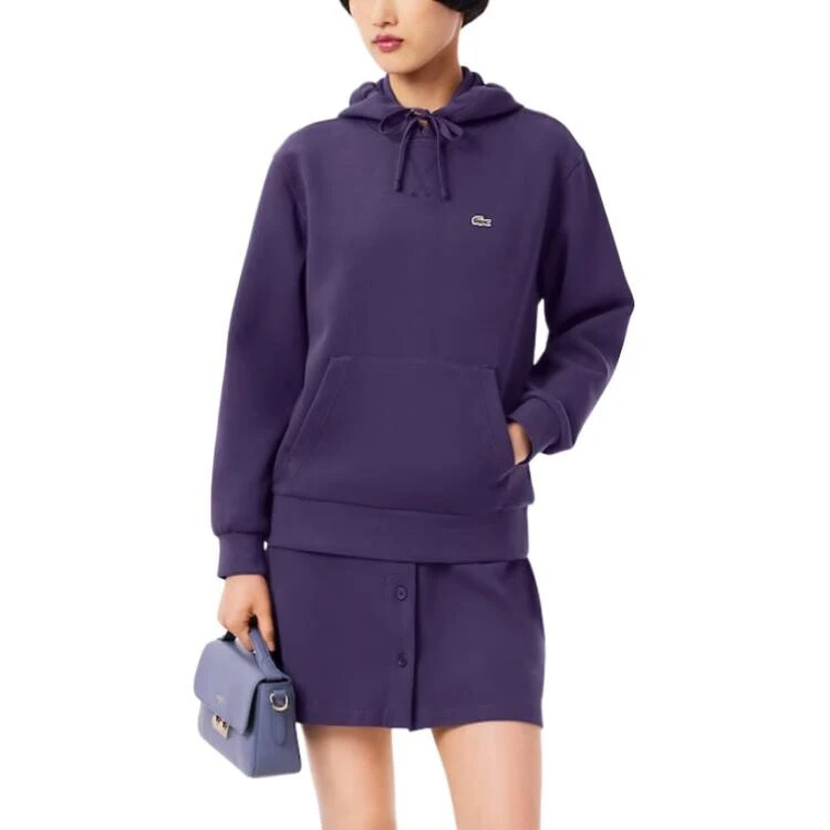 Lacoste piqué hoodie