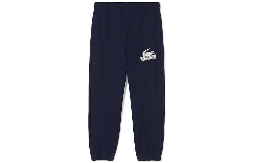 LACOSTE Knitted Sports Pants Men's Navy Blue