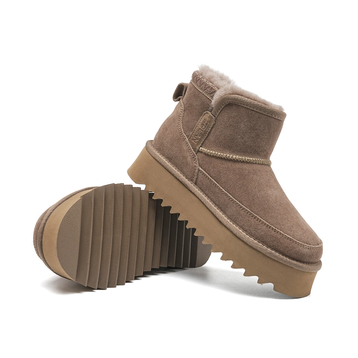 EBLAN Snow Boots Women's Olive