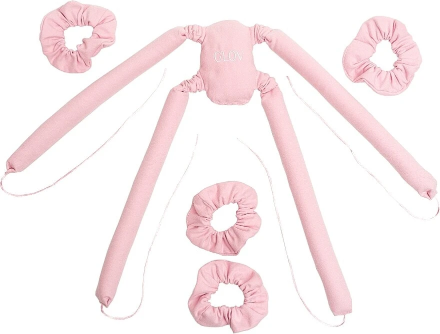 Mehrfachstäbchen-Haarwickler, rosa - Glov CoolCurl Spider Set