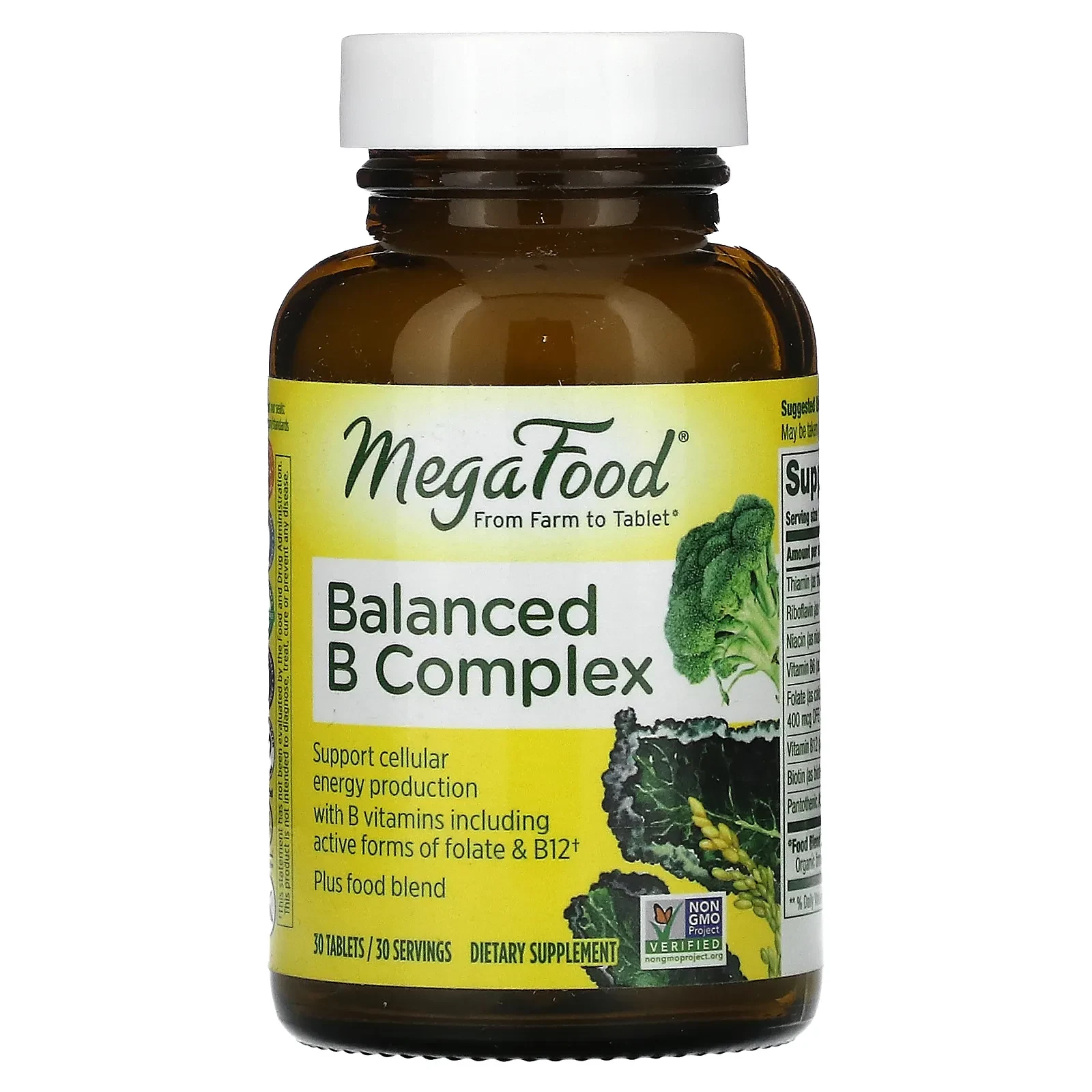 Balanced B Complex, 90 Tablets