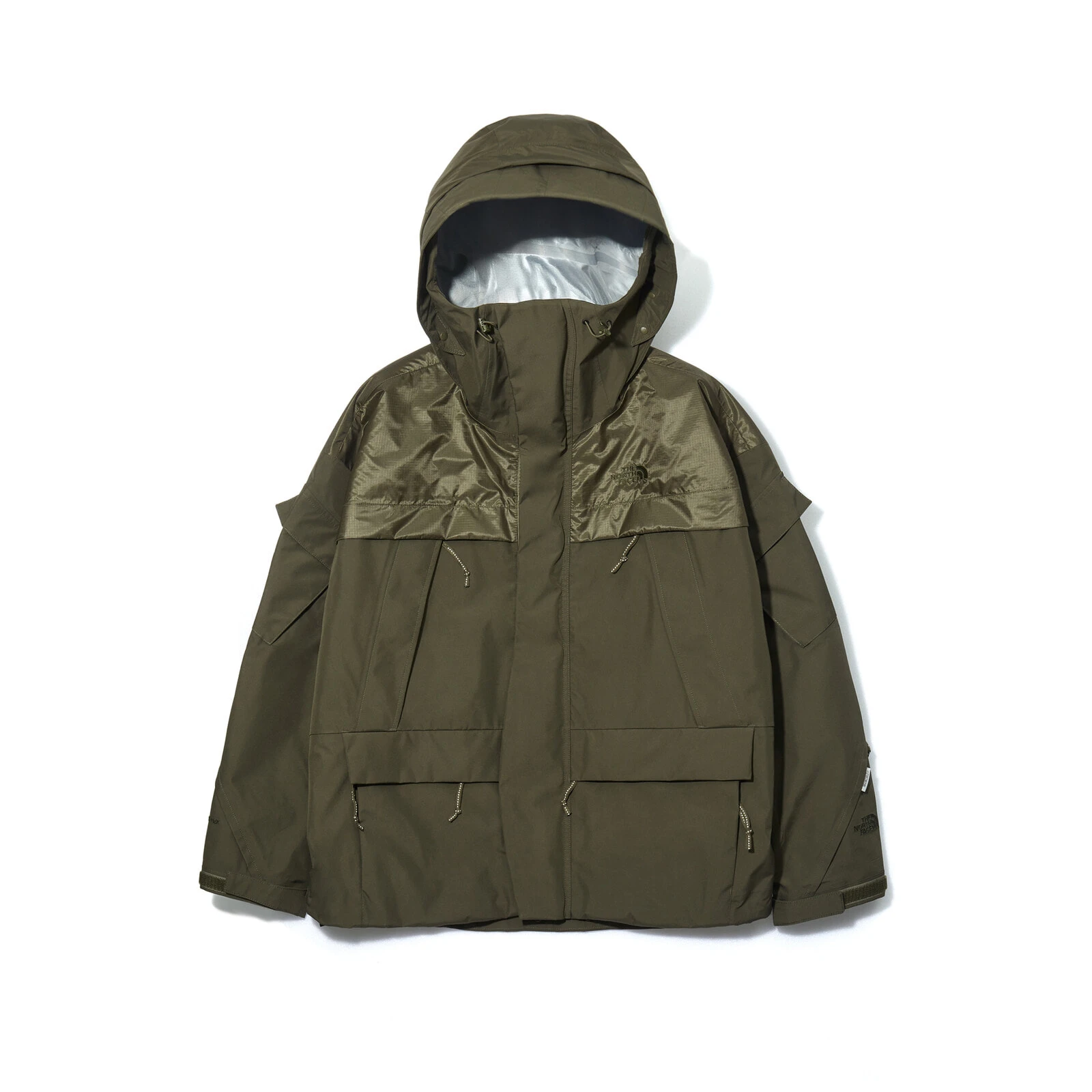 THE NORTH FACE x Invincible Waterproof And Windproof Windbreaker Jacket Unisex Coffee