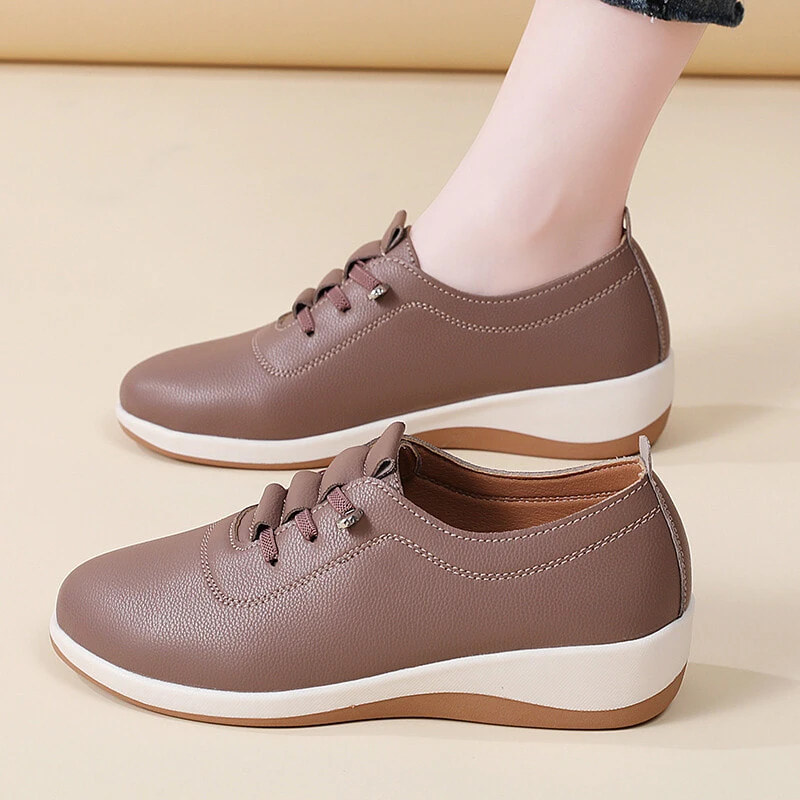 Reivanti Casual Single Shoes 4.5cm Women's Cameo Brown