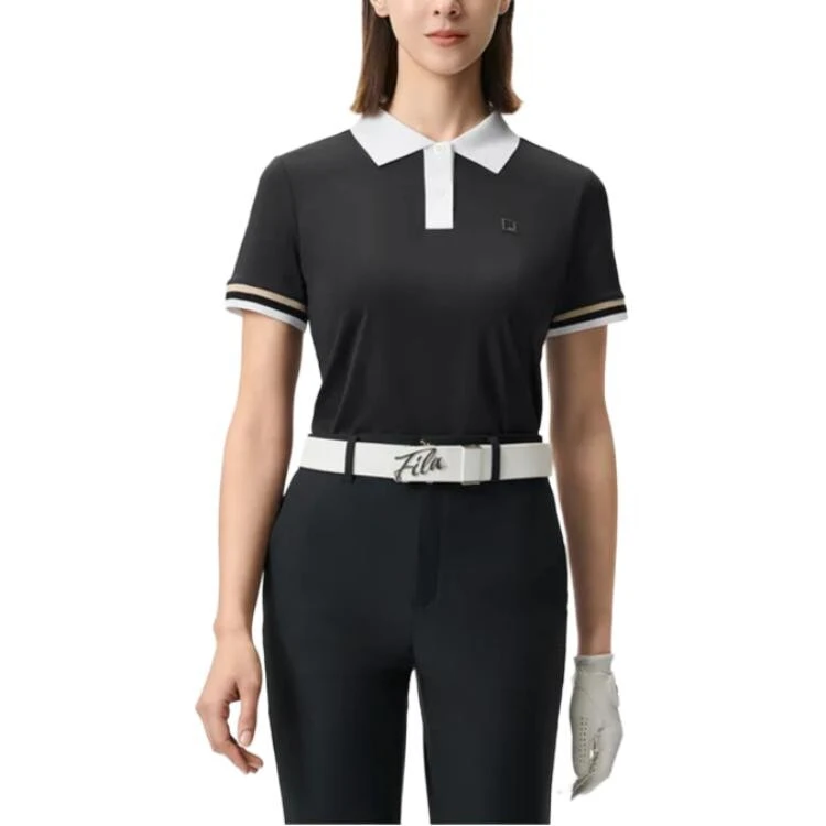 FILA Golf Series Polo Shirt Women's Pitch Black