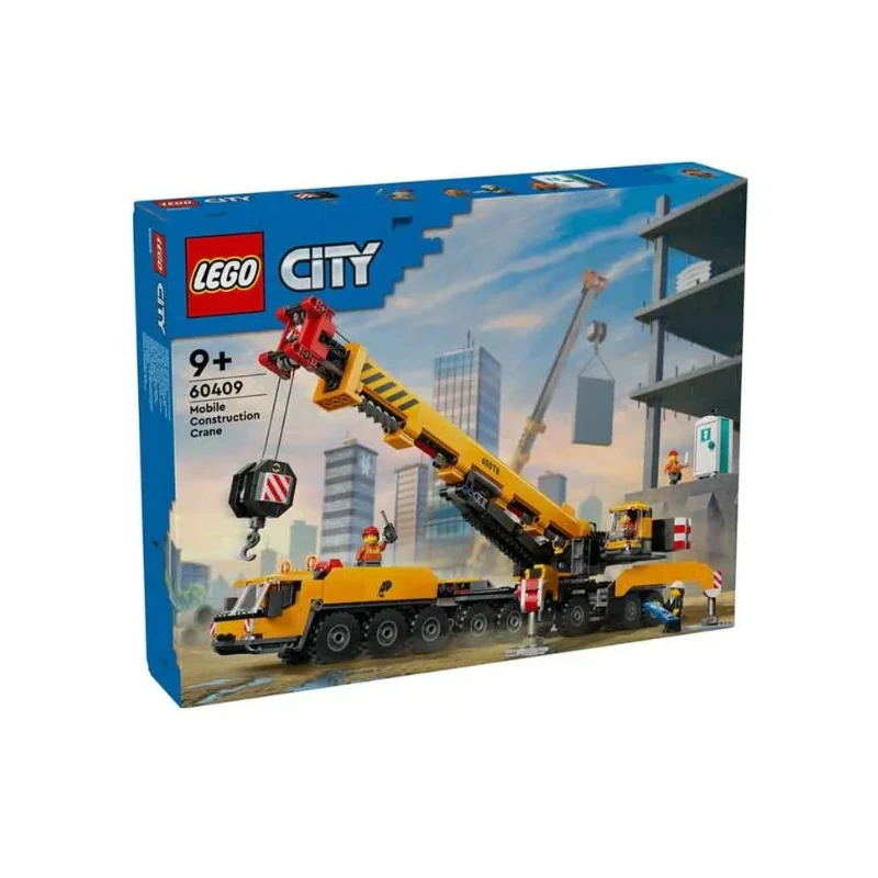 LEGO Yellow Mobile Construction Crane Building Blocks 60409