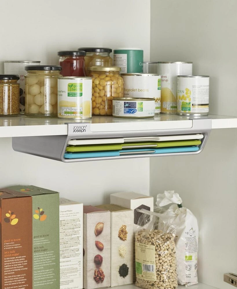 Joseph Joseph folio Slim 3-Piece Under-Shelf Chopping Board Set
