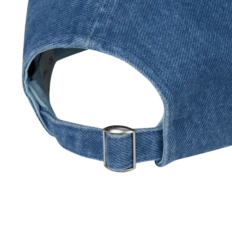 CALVIN KLEIN Cotton Baseball Caps Unisex Denim Blue