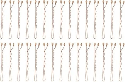 Clip Kit with 4 Alligator Clips and 30 Rose Gold Bobby Pins