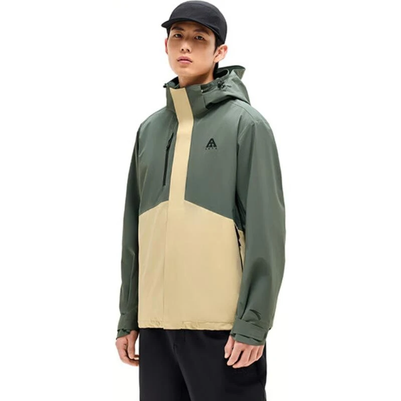 Anta Waterproof And Windproof Windbreaker Jacket Men's Aquatic Green