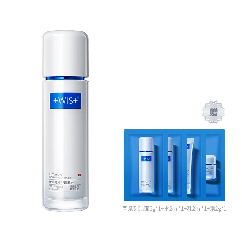 WIS Time Series Toner Essence Water Hydrating, Soothing, Wrinkle Reducing, Brightening, Tightening, Moisturizing 120ml