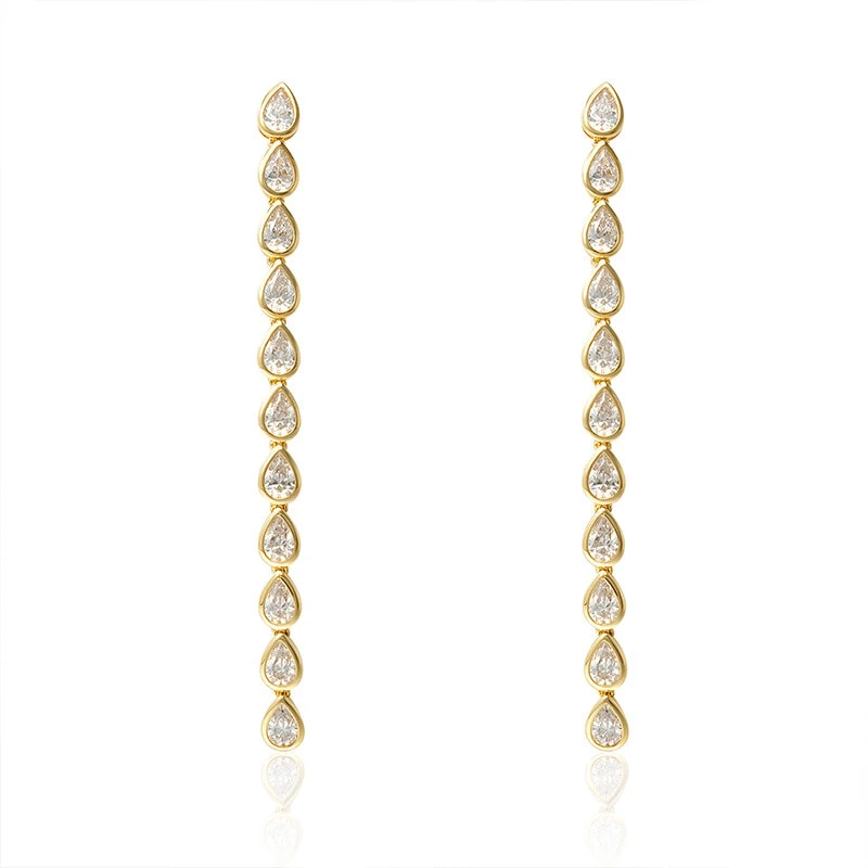 Apm Monaco SOLEIL 925 Silver Cubic Zirconia Earrings Women's