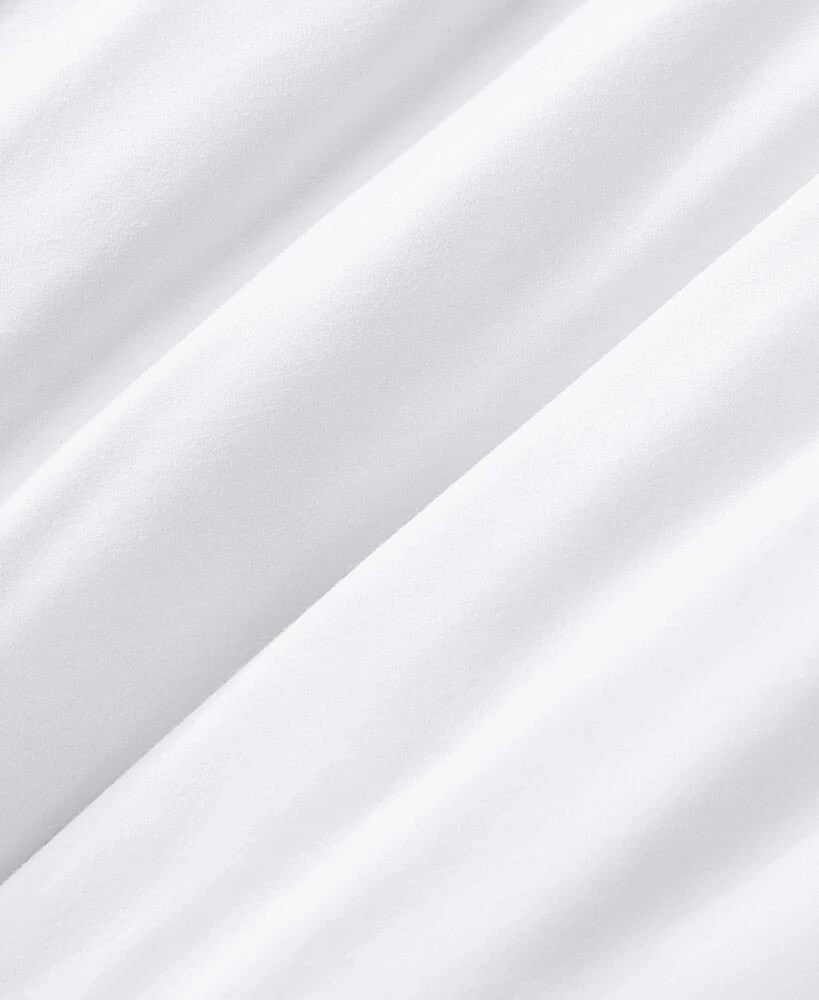 UNIKOME 100% Cotton Medium Soft Down and Feather Gusseted 2-Pack Pillows, Queen