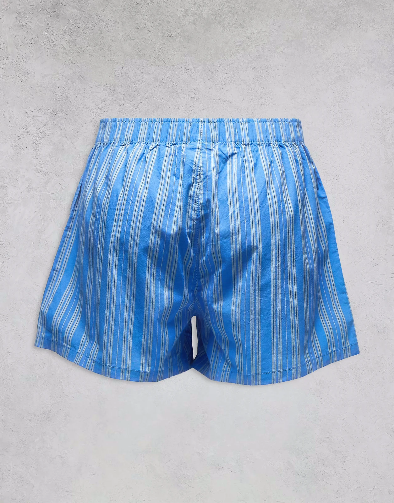 Tommy Hilfiger – Heritage – 3er-Pack gewebte Boxershorts in Grau kariert/Grau gestreift/Blau gestreift