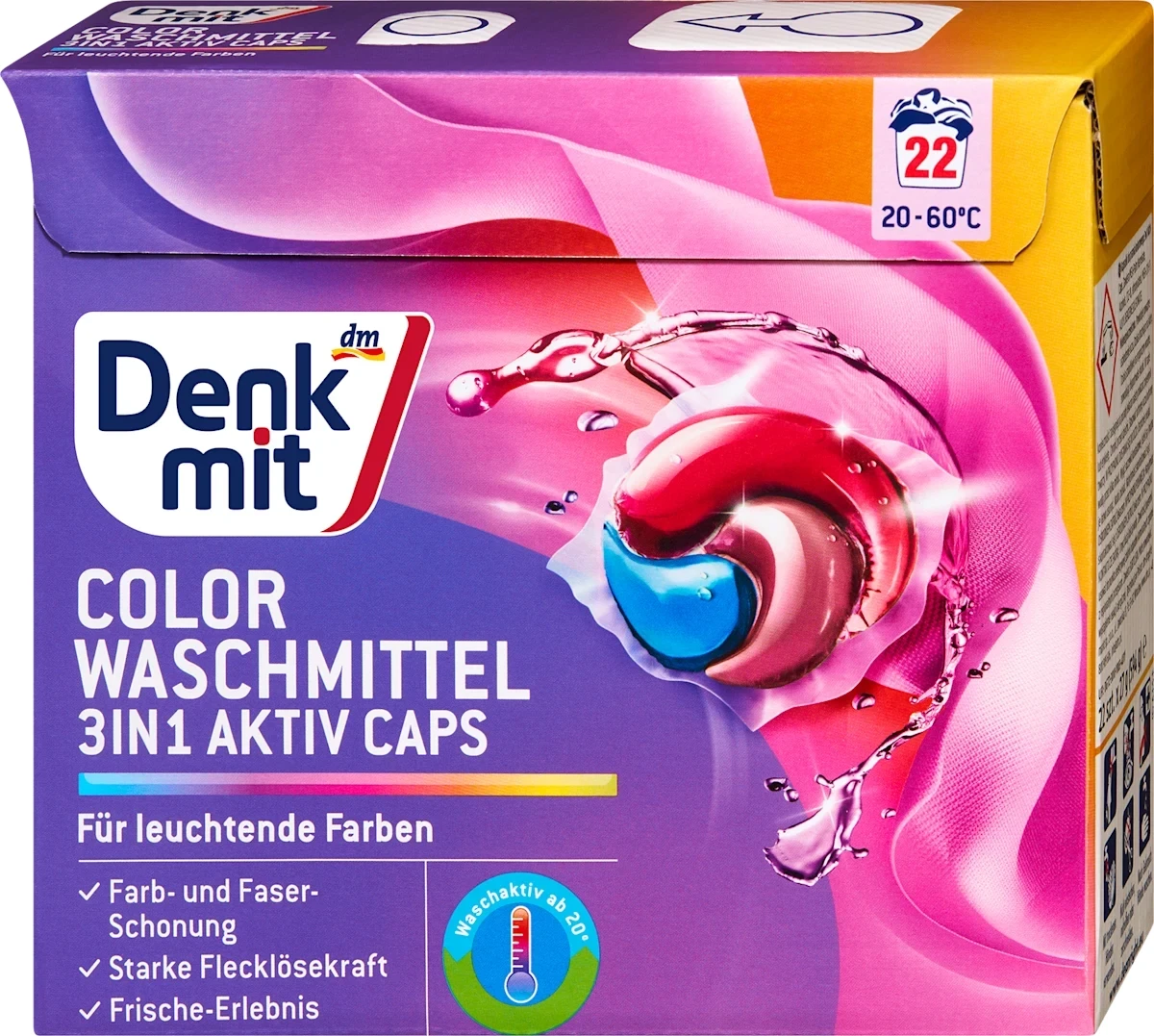 Colorwaschmittel portioniert, 22 Wl