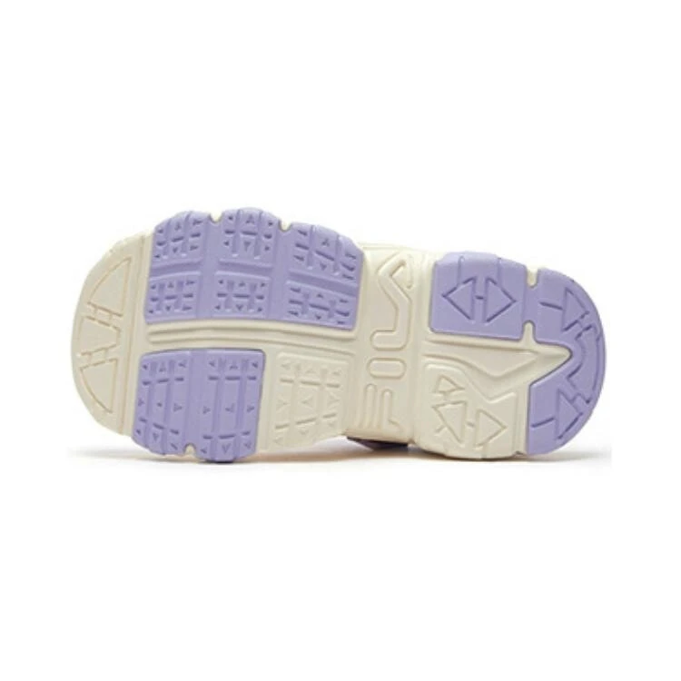 FILA KIDS Slip Resistant Children's Sandals Purple Pink Children Aged 3 7 Years Old