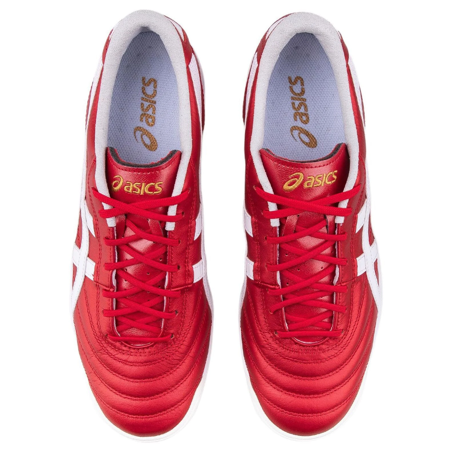 ASICS C3 TF Turf Abrasion Resistant Soccer Shoes Men's Red