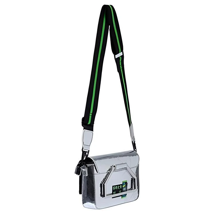 LiNing PU Shoulder Bag Crossbody Bag Regular Unisex Silver