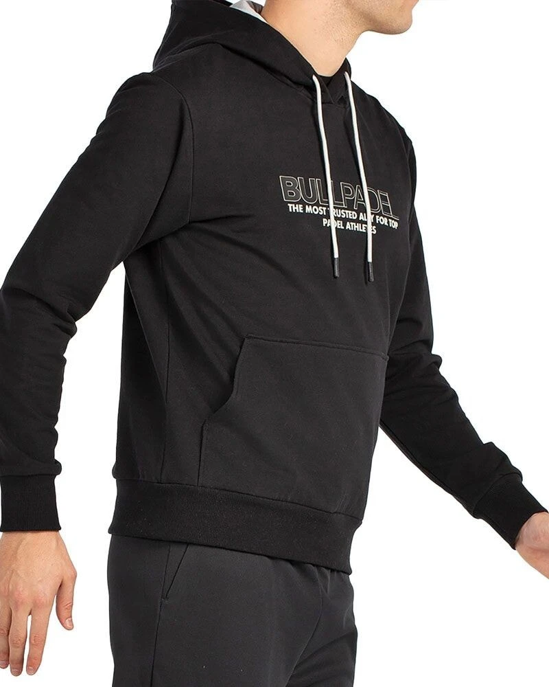 SUDADERA BULLPADEL BOYEN AS51005000 NEGRO