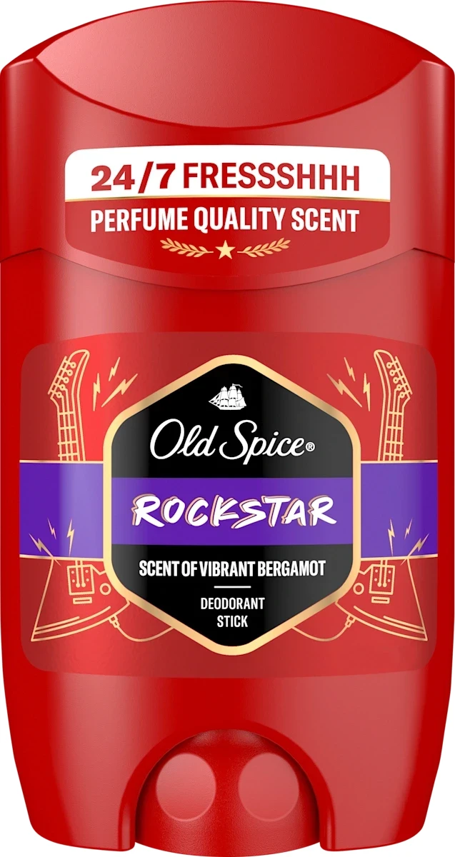 Deostick Rockstar, Scent of Vibrant Bergamot, 50 ml