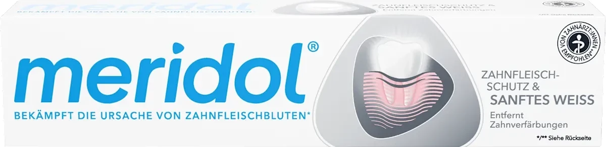 Zahnpasta Zahnfleischschutz sanftes Weiss, 75 ml