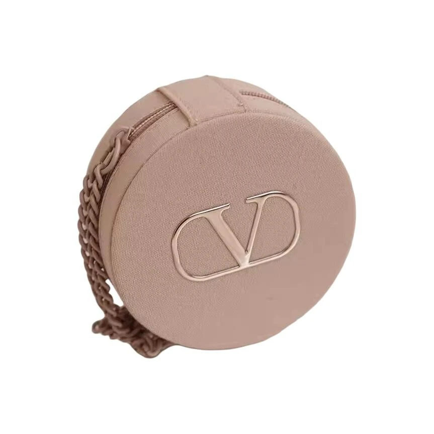 Valentino Khaki Canvas Makeup Bags Portable
