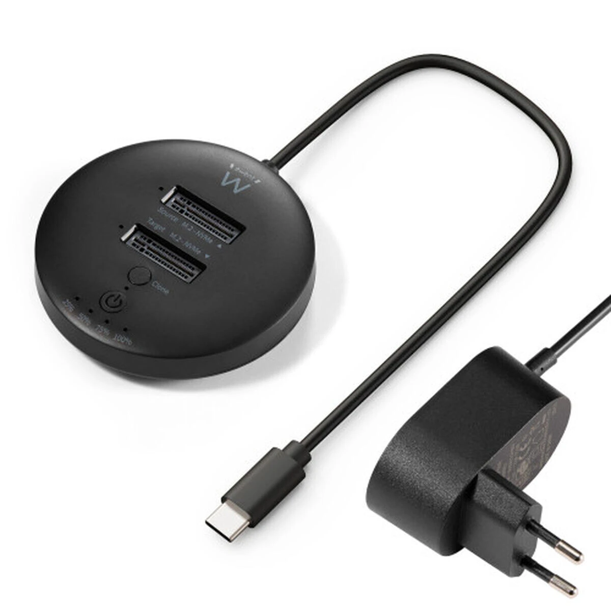 EWENT EW7078 USB3.2 Kloner mit dualem SSD-Schacht
