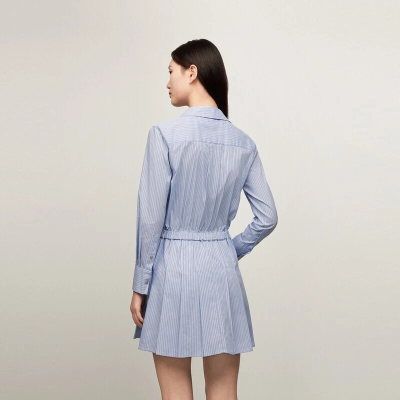Tommy Hilfiger Long Sleeved Dresses Women's Blue White
